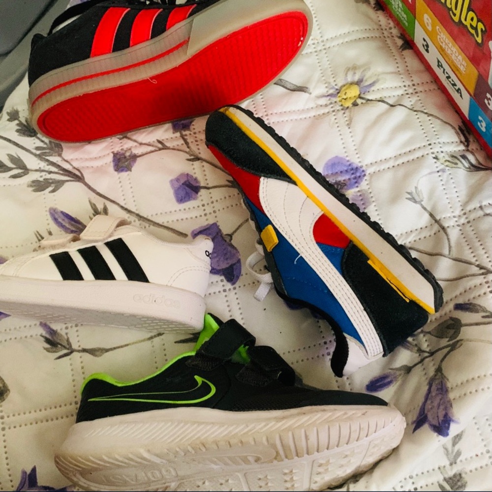 Toddler shoes .